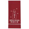 Snowmen Fall From Heaven Embroidered Dishtowel