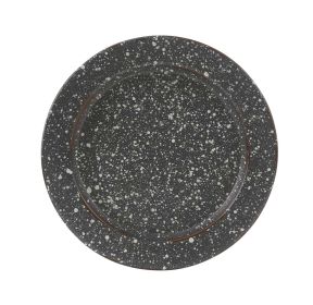 Granite Enamelware Salad Plate - Gray