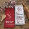 Snowmen Fall From Heaven Embroidered Dishtowel