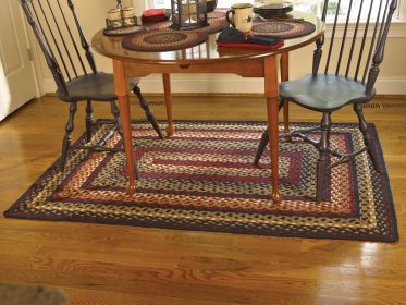 Folk Art Braided Rectangle Rug - 48" x 72"