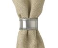 Beaded Pewter Napkin Ring