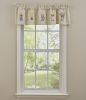 Pitcher With Flowers Embroidered Lined Valance