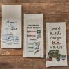Leave Your Bs Embroidered Dishtowel