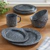 Granite Enamelware Soup Bowl - Gray