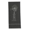 Windmill Embroidered Dishtowel