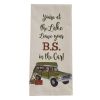 Leave Your Bs Embroidered Dishtowel