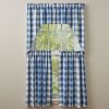 Wicklow Check Tiers - 36"L - China Blue