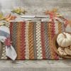 Gathered Pumpkin Chindi Placemat