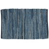 Indigo Chindi Rag Rug - 2' x 3'
