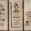 Out Of Bird Seed Embroidered Dishtowel