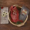 Home Sweet Home Mason Jar Embroidered Dishtowel