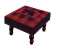 Buffalo Check Bear Hooked Stool
