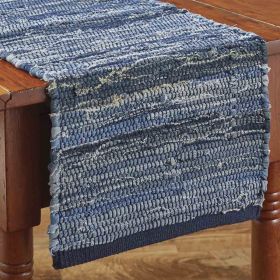 Indigo Chindi Table Runner - 54"L