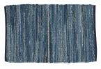 Indigo Chindi Rag Rug - 2' x 3'