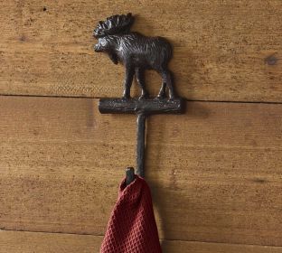 Cast Moose Single Hook - Burl