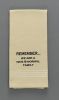 Remember Embroidered Dishtowel