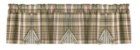 Thyme Lined Button Pleat Valance - 14"L