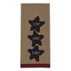 Love Home Family Embroidered Dishtowel