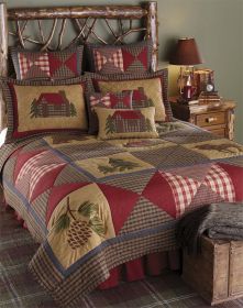 Cabin Patchwork Euro Sham