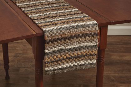 Mineral Stripe Table Runner - Chindi - 54"L