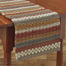Gathered Pumpkin Chindi Table Runner - 36"L