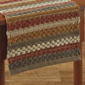 Gathered Pumpkin Chindi Table Runner - 72"L