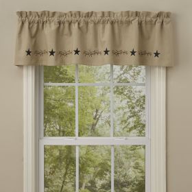 Star Vine Embroiderd Valance
