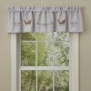 Laundry Embroiderd Lined Valance