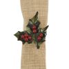 Holly And Berry Napkin Ring