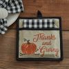 Autumn Checkerboard Pocket Potholder Set