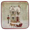 Vintage Town Square Salad Plate 4 Assorted