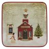 Vintage Town Square Salad Plate 4 Assorted