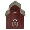 Metal Barn Tea Light Holder