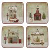 Vintage Town Square Salad Plate 4 Assorted