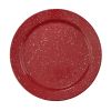 Granite Enamelware Dinner Plate - Red