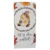 Harvest Home Squirrel Dishtowel