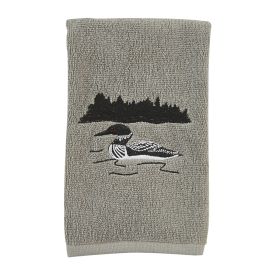 Grey Area Loon Fingertip Towel