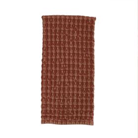 Waffle Weave Towel - Terracotta