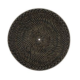 Rattan Charger - Black