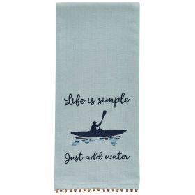 Just Add Water Embrioidered Dishtowel