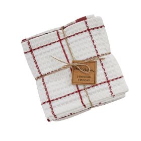 Winter Magic 3 Dishtowel 1 Dishcloth Set