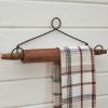 Rolling Pin  Dishtowel Holder