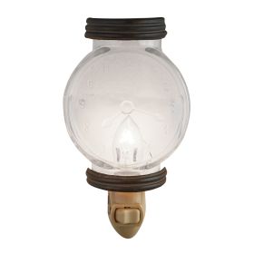 Glass Clock Night Light