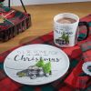 Home For Christmas Salad Plate
