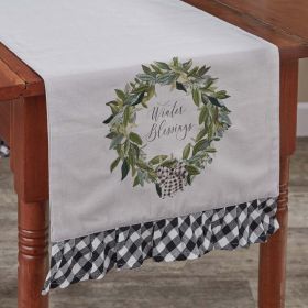 Winter Blessings  Table Runner 15" X 72"