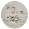 Winter Blessings Salad Plate