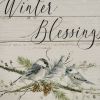 Winter Blessings Salad Plate
