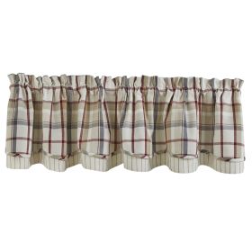 Glenwood Lined Layered Valance 16"