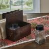 Valley Pine Napkin Holder With Salt And Pepper
