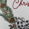 Winter Pines 10" Embroidered Pillow